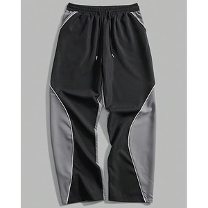 AL SWANS INTERNATIONAL Mens Custom Cargo Sports Pants Polyester/Cotton Lightweight <b>Elastic</b> <b>Waist</b> Loose Hip Hop Joggers Summer - Product Image 2
