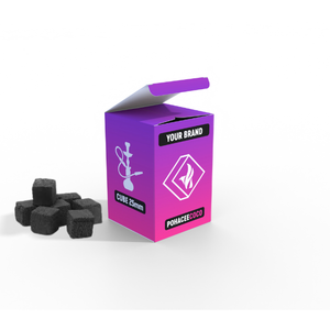 อินโดนีเซีย Shisha ถ่านมอระกู่อัดก้อนเกรดพรีเมี่ยมเถ้าต่ําการเผาไหม้ยาวทําจากกะลามะพร้าวธรรมชาติ 100% OEM ฉลากส่วนตัว - Product Image 1