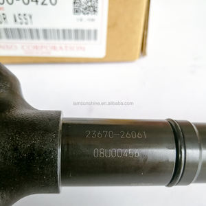 Genuino nuevo 295900-0420 inyector diésel Common Rail 295900-0420 <span class=keywords><strong>23670</strong></span>-29126 295900-0170 <span class=keywords><strong>23670</strong></span>-<span class=keywords><strong>0R090</strong></span> <span class=keywords><strong>23670</strong></span>-26061 <span class=keywords><strong>23670</strong></span>-26060 - Product Image 3