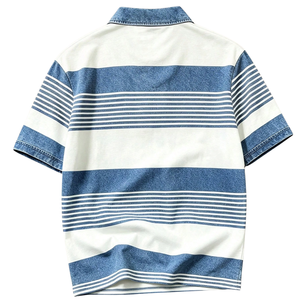 Camiseta de Hombre 100% Algodón Jersey 240g, Manga Corta, Corte Regular, Secado Rápido, Transpirable, Verano, Casual, Golf, Tejido de Punto - Product Image 2