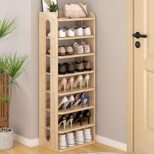 Zapatero de Madera Maciza Moderno con Taburete, Mueble Zapatero para Sala de Estar, Ideal para Entrada o Dormitorio - Product Image 6