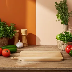 Planche à découper et à hacher en bois d'acacia multi-usages pour la viande, robuste et durable, pour la préparation culinaire, vente en gros OEM, approvisionnement en vrac - Product Image 4
