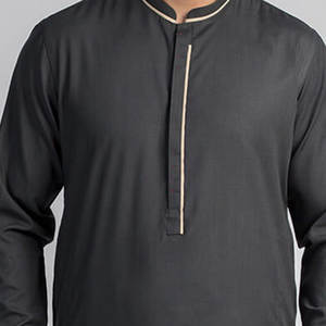 Traje afgano para hombre a precio económico, con bordado en el cuello, conjunto tradicional islámico de shalwar kameez para verano, bandhgala de algodón. - Product Image 4