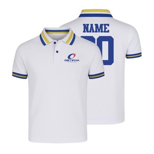 Polo pour homme de haute qualité, surdimensionné, léger, à motif imprimé, extensible, avec logo personnalisé, faible MOQ - Product Image 1