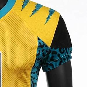 Jersey de Fútbol Americano Transpirable de Diseño Nuevo OEM, Jersey de Fútbol Personalizado de Malla al por Mayor de Alta Calidad - Product Image 5