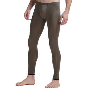 กางเกงเลกกิ้งผู้ชายแบบรัดรูป ระบายอากาศได้ดี เอวยางยืด สำหรับออกกำลังกาย วิ่ง ฟิตเนส ชุดออกกำลังกายชั้นใน ขายส่งปี 2026 สินค้าขายดี รับผลิตแบบ OEM - Product Image 4