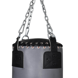Sac de frappe lourd pour la boxe et les arts martiaux, en cuir PU, design durable pour l'entraînement aux arts martiaux, boxe et kick. - Product Image 5