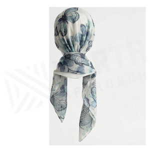 Women's Long <b>Silk</b> Scarf Floral Print Elegant Multi-Functional Fashion Accessory All Seasons - Product Image 2