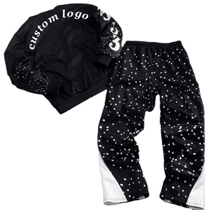 Survêtements à fermeture éclair lourds de haute qualité Logo personnalisé prix responsable vêtements d'hiver 100% coton vêtements de rue Patch survêtement de travail - Product Image 2