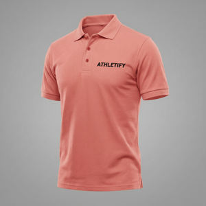 Camiseta de Algodón para Hombre, Manga Corta, Tela Piqué Premium, Cómoda, 200g, Logotipo Personalizado en la Parte Delantera, Informal, para Golf, Negocios, Equipo - Product Image 1