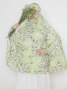 Digital Printed Floral <b>Chiffon</b> Hijab Long Lightweight Breathable Quick Dry Summer Daily Wear <b>Scarf</b> for Modern Women Wear <b>Scarf</b> - Product Image 5