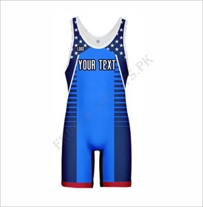 Singlet de Lucha Libre Personalizado por Sublimación, Uniforme Profesional de Lucha Libre para Hombre, Ropa Deportiva para Entrenamiento y Competencia - Product Image 3