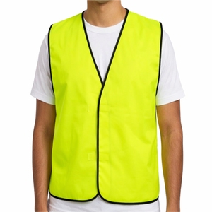 เสื้อกั๊กนิรภัยแบบเรียบง่ายสำหรับผู้ชาย มองเห็นได้ชัดเจน น้ำหนักเบา ทนทาน สวมใส่สบาย มืออาชีพ เชื่อถือได้ เสื้อกั๊กเรียบง่ายสำหรับผู้ชาย - Product Image 1