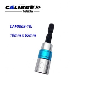 TAIWAN CALIBRE Punta de destornillador de impacto magnética hexagonal de 1/4" y 65mm de largo con anillo de color, compatible con OEM y bricolaje - Product Image 5