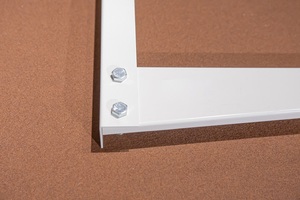 ADONG A01 <b>White</b> Heavy-Duty Wall Mount <b>Bracket</b> Single-Side Structure 5mm Thick Painted Steel Support for Air Conditioner Unit - Product Image 4