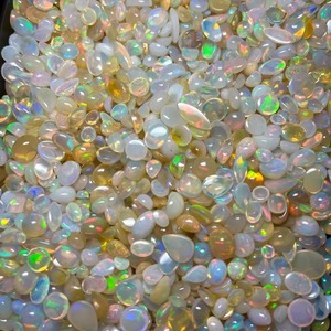 Lot de 5000 carats d'opales naturelles éthiopiennes, pierres précieuses en vrac, taille ovale, polies, opalescentes, pour la fabrication de bijoux, pierre de naissance d'octobre, tiers - Product Image 6