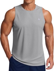Débardeur Homme Sans Manches Écologique en Polyester/Coton à Séchage Rapide pour la Gym, l'Entraînement, la Course et les Activités Sportives - Product Image 5