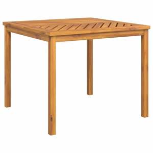Juego de comedor de jardín de madera maciza de acacia marrón de 3 piezas - Product Image 6