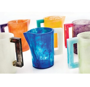 Premium Quality Eco-Friendly Resin Jug Pitcher Multi Colors All Sizes Available Handcrafted Modern Christmas Pattern <b>1L</b>/1.5L - Product Image 1