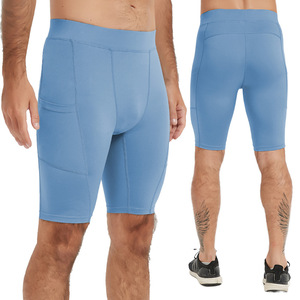 Shorts de sport pour hommes à séchage rapide, taille élastique, mi-haute, pour l'entraînement en salle de sport et la course estivale, shorts de compression – Vente chaude - Product Image 1