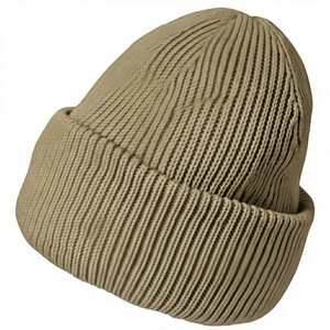 Charr Industries Unisex Winter Beanie <b>Hat</b> Brim Warm <b>Flat</b> Knit Cuff Travel Common Fabric Adults 42% Acrylic 30% Polyemid 28% - Product Image 2