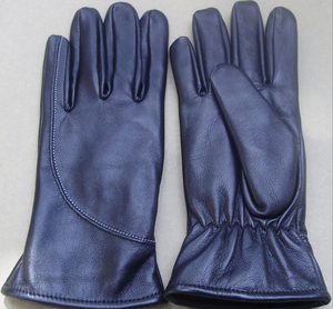Guantes de cuero genuino de alta calidad para mujer, guantes de vestir de invierno para hombre con logotipo de marca personalizado y MOQ bajo. - Product Image 6