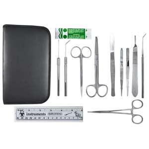 Kit de dissection anatomique pour étudiants en médecine, outils en acier inoxydable, base d'entraînement à la suture, instruments chirurgicaux, Dentavex, chirurgie générale - Product Image 2