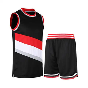 ชุดบาสเก็ตบอลผู้ชายแบบ OEM ผลิตเสื้อผ้ากีฬา ชุดบาสเก็ตบอลหลากสี - Product Image 5