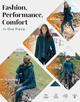 Blouson d'hiver léger pour homme, coupe-vent, imperméable, respirant, avec capuche en polaire, fermeture éclair, décontracté, avec logo sur le devant et poches