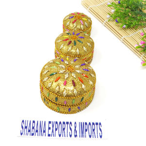 Affordable Aluminium Trinket Box Luxurious Handmade Portable <b>Boxes</b> with Different Sizes & Designs Small Travel Jewelry Box - Product Image 1