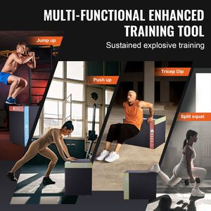 Piattaforma Pliometrica in Schiuma a 3 Livelli 30/24/20 Pollici Antiscivolo per Allenamento di Agilità Attrezzatura per Esercizi in Palestra - Product Image 5