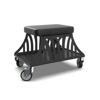 Kursi Mekanik Ergonomis Beroda dengan Roda Putar Kapasitas Beban 400lbs untuk Garasi Bengkel & Bengkel Mobil GAPGAR020