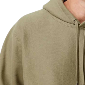 Sudadera con Capucha para Hombre, Tejido Grueso, Color Oliva, Felpa de Algodón Premium, Personalizable con Logotipo, OEM ODM, Informal, Invierno - Product Image 3