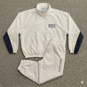 High Quality Windbreaker Jacket and Jogger <b>Pants</b> Custom Sportswear Custom Wholesale Price Slim Fit Windbreaker Tracksuits - Product Image 1