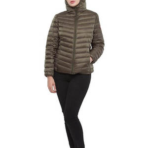 Veste d'hiver chaude en duvet pour femme, randonnée, camping, escalade, trekking, manteau doublé, duvet de canard, rembourrage léger, logo personnalisé - Product Image 5