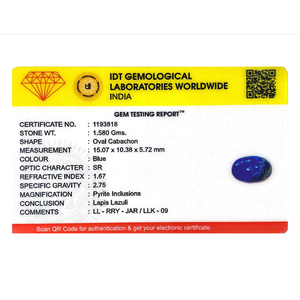 Natural Blue Lapis Lazuli Loose Gemstone Lot-7.9 Carat Certified Wholesale Rough & Baguette Cut - Product Image 4