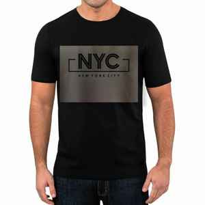 T-shirt pour homme à manches courtes, 100% coton, imprimé en sérigraphie personnalisée, orienté vers l'exportation, taille plus, meilleure qualité, séchage rapide, respirant - Product Image 3