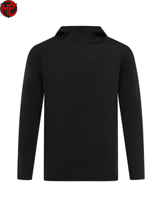 Haut de compression pour homme à manches longues, entièrement personnalisable, pour entraînement extérieur, coupe régulière, fermeture éclair 1/4, anti-bactérien - Product Image 6