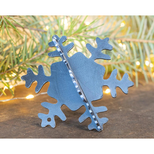 Hot Selling High Quality Personalized Snowflake Christmas <b>Stocking</b> <b>Holder</b> Festive Metal Gifts Customized Size Shape And Color - Product Image 5