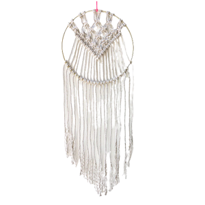 Atrapasueños Decorativo con Cabeza de Lobo, Decoración de Pared para el Hogar, Colgante de Plumas Naturales, Atrapasueños Grande de Macramé para Suministros de India - Product Image 2
