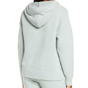 Sweat à capuche pour femme avec design personnalisable, sweat uni / poche avant, mode respirante / confortable et coupe décontractée 2026 - Product Image 2