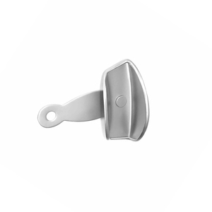 Plateaux d'empreinte dentaire perforés, manuels, réutilisables, pour prothèse, en acier inoxydable et silicone, pour mâchoire inférieure, taille moyenne, de base, haute qualité, pour osseux - Product Image 5