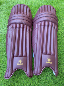 STITCH LAB Lightweight PU Cricket Batting Pads Leg Guards Adjustable Multi-Colour Knee Pads 13-16mm Thick Ambidextrous Buckle - Product Image 6