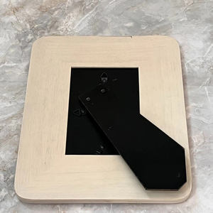 Cadre photo antique en bois massif fait main, décoration rustique pour table, idéal pour la maison, le bureau, le salon, style classique vintage, aspect haut de gamme - Product Image 6