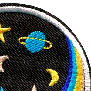 Round Shape Embroidered <b>Patches</b> For Garments Professional Manufacture Custom Design <b>Sew</b>-<b>on</b> Embroidery <b>Patches</b> - Product Image 5