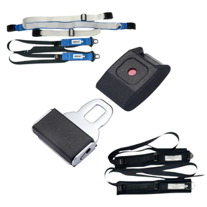 Série CA-01 Boucle à bouton-poussoir en acier et plastique ABS pour sangles de 25/38/50 mm pour dispositifs de retenue de fauteuil roulant - Product Image 1