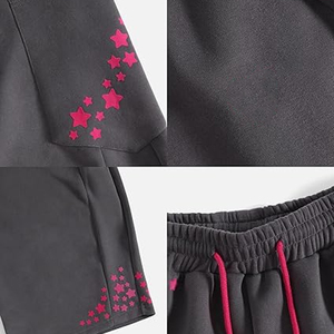 Pantalon de survêtement ample taille haute pour femme, coupe large, décontracté, avec cordon de serrage, poches, style cargo uni - Product Image 5