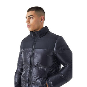 Doudoune d'hiver personnalisée brillante pour homme, décontractée, en duvet, grande taille, à capuche - Product Image 6