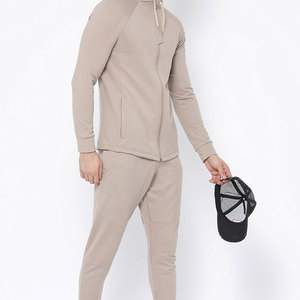 Casual tracksuit mens <b>hoodie</b> with pants set custom embroidery fleece streetwear fashion sport clothing OEM ODM low MOQ wholesale - Product Image 1
