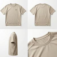 T-shirt de sport imprimé premium pour homme, 100 % coton, coupe oversize, respirant, séchage rapide, pour la course, la gym et l'entraînement, vêtement de sport